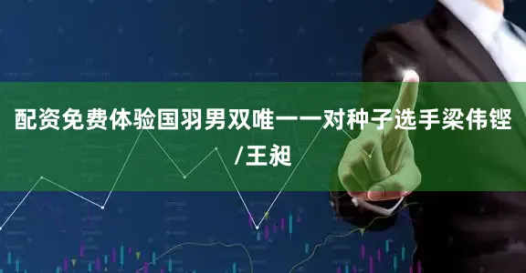配资免费体验国羽男双唯一一对种子选手梁伟铿/王昶